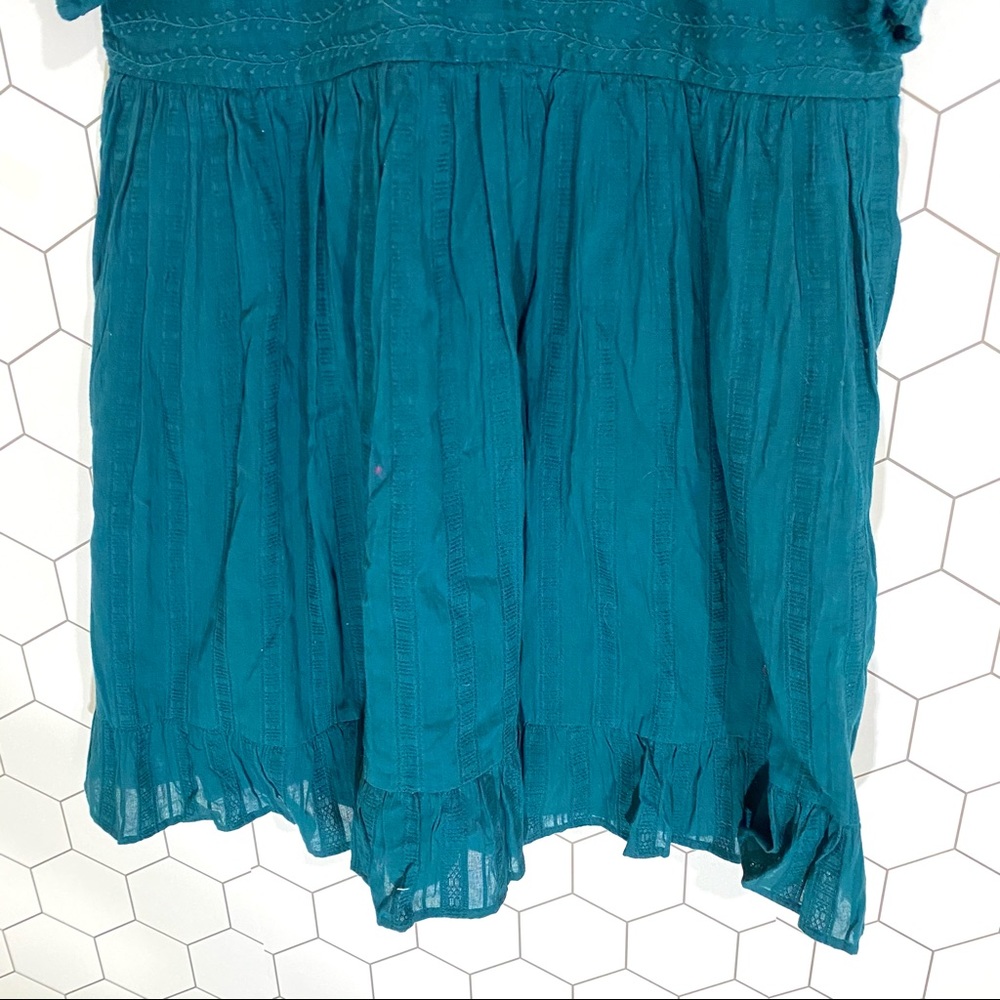 ❌SOLD❌Universal Thread | Teal Prairie Dress - Picture 4 of 8